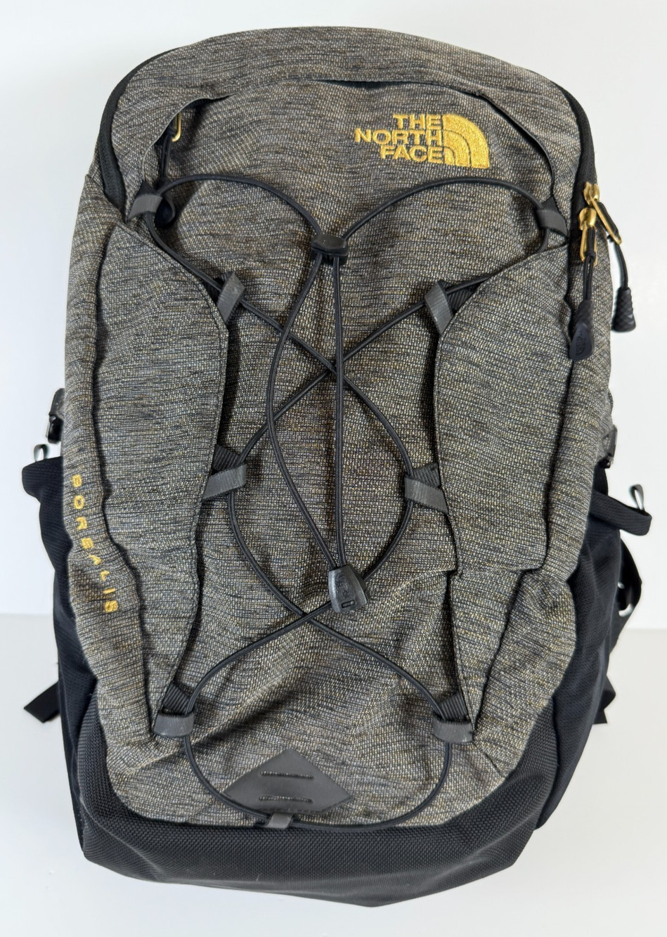 The North Face Women's Borealis Backpack Gray Black Gold 27L NF0A3KV4